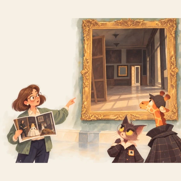 The Prado: Zootectives illustration